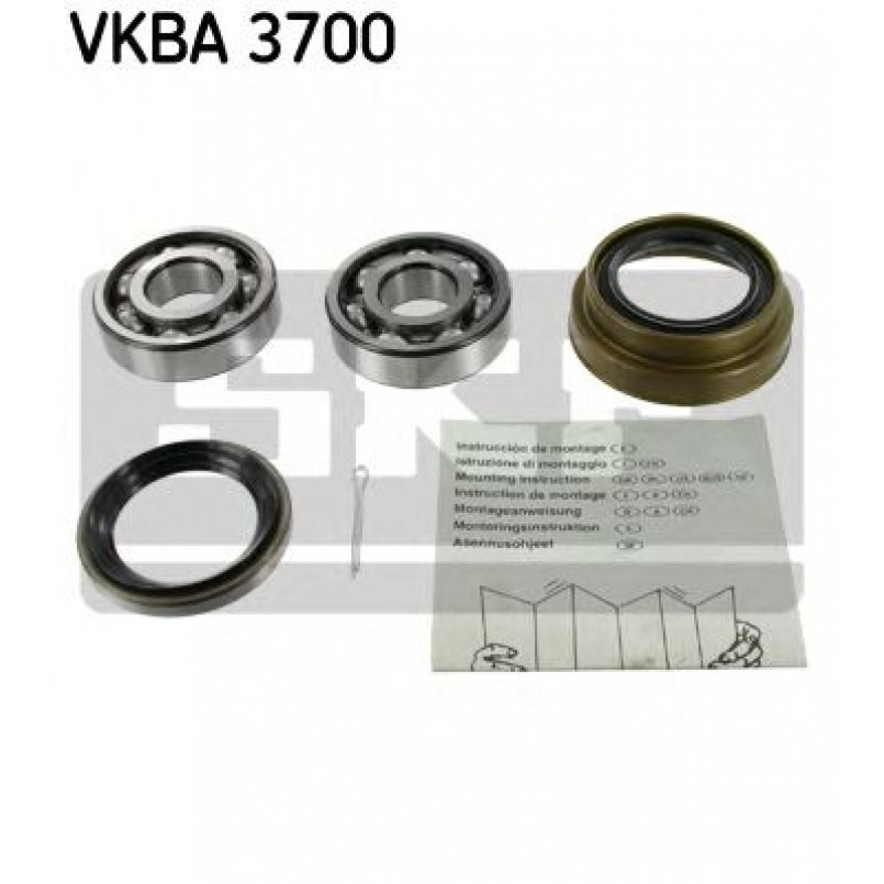 VKBA 3700 SKF Ступиця колеса в зборі